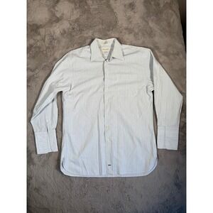 John W. Nordstrom Striped Dress Shirt Long Sleeve Button Up‎ Career 15.5 32
